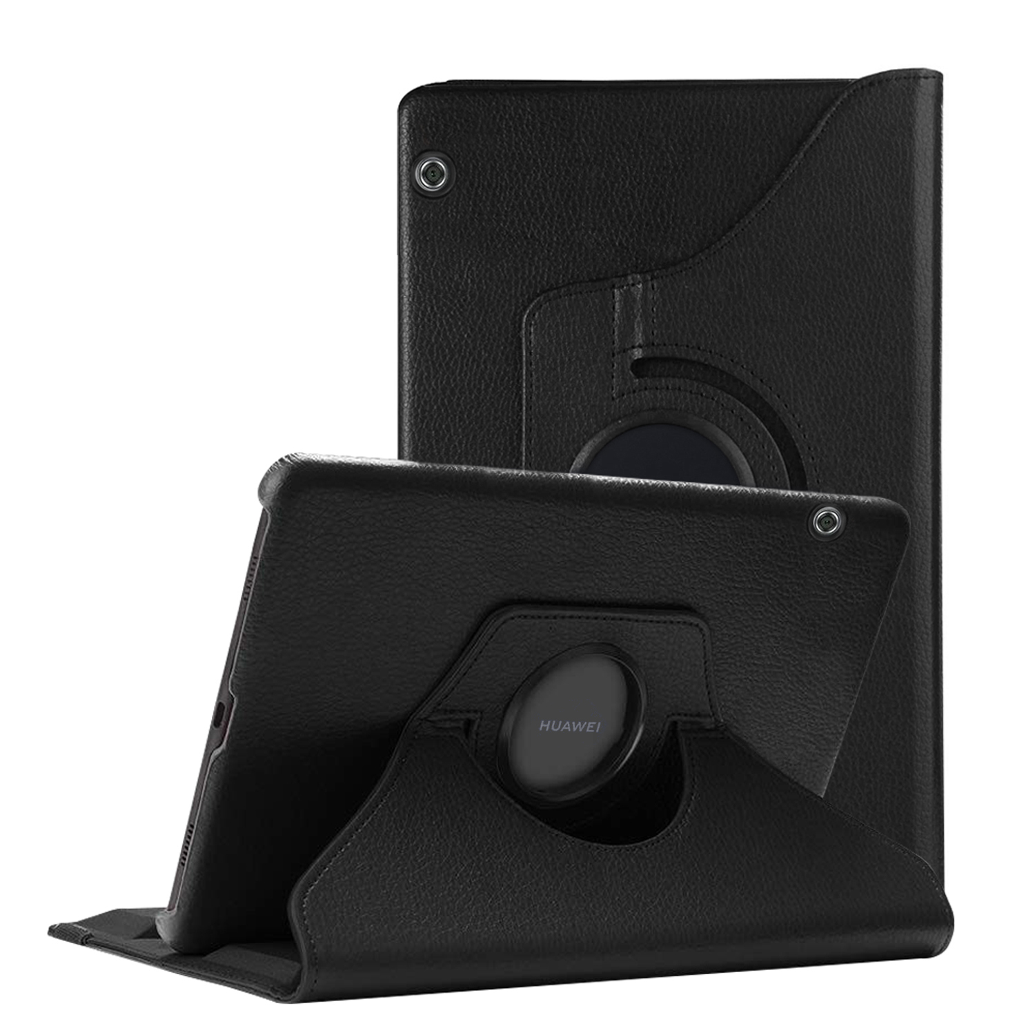 Huawei MediaPad T3 10 Kılıf CaseUp 360 Rotating Stand Siyah